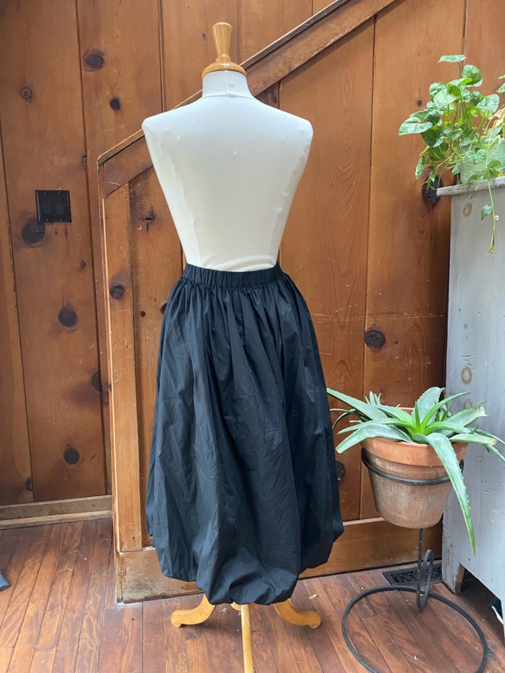 All:row Bubble Cotton Midi Skirt - Picture 4 of 6